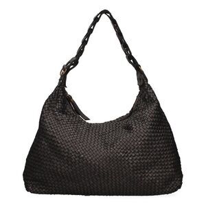 Chiara Ferretti Leather Satchel, Black